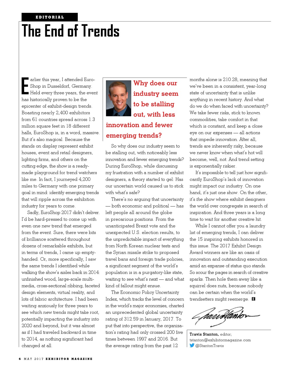 EXHIBITOR Magazine Preview Pages