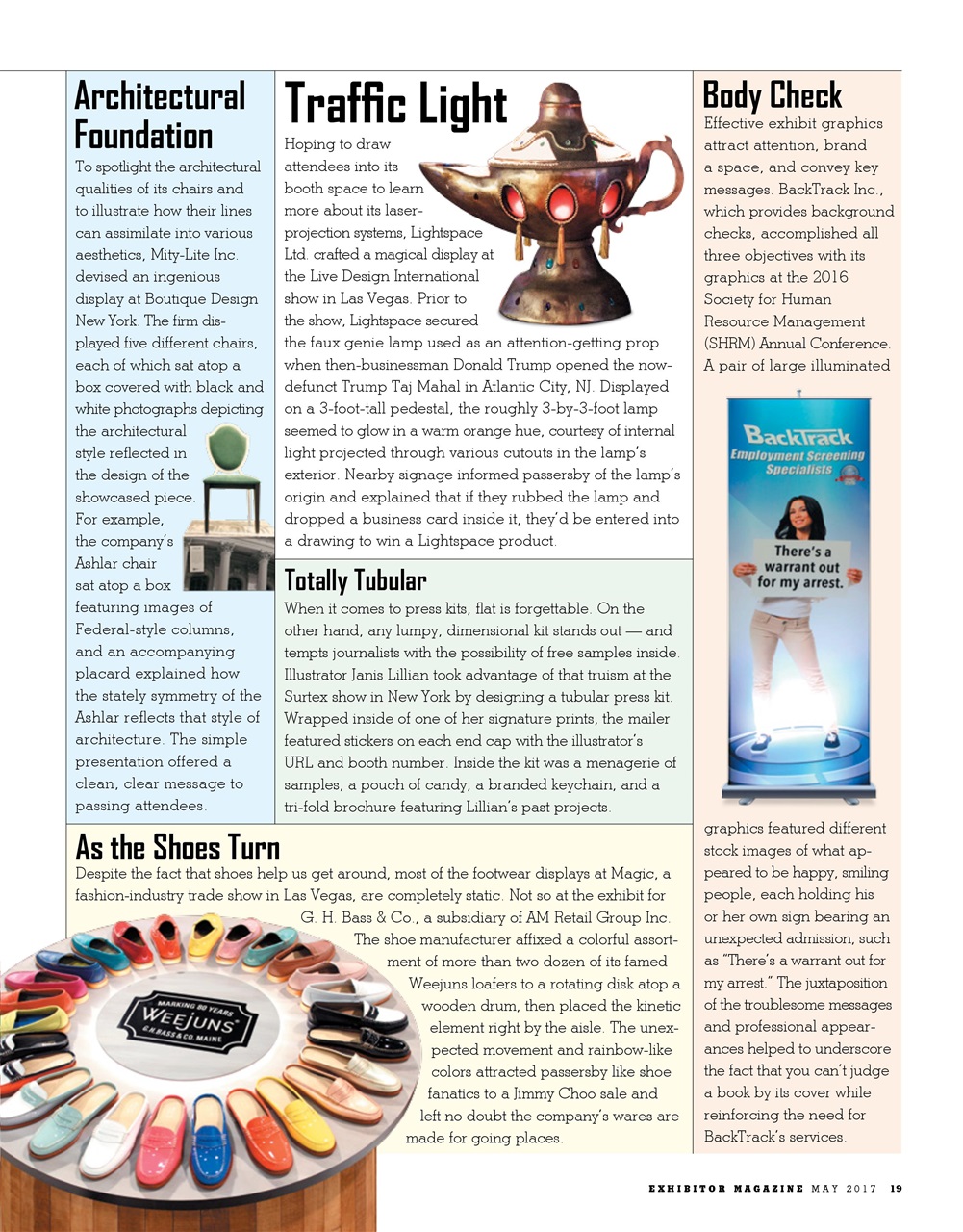 EXHIBITOR Magazine Preview Pages