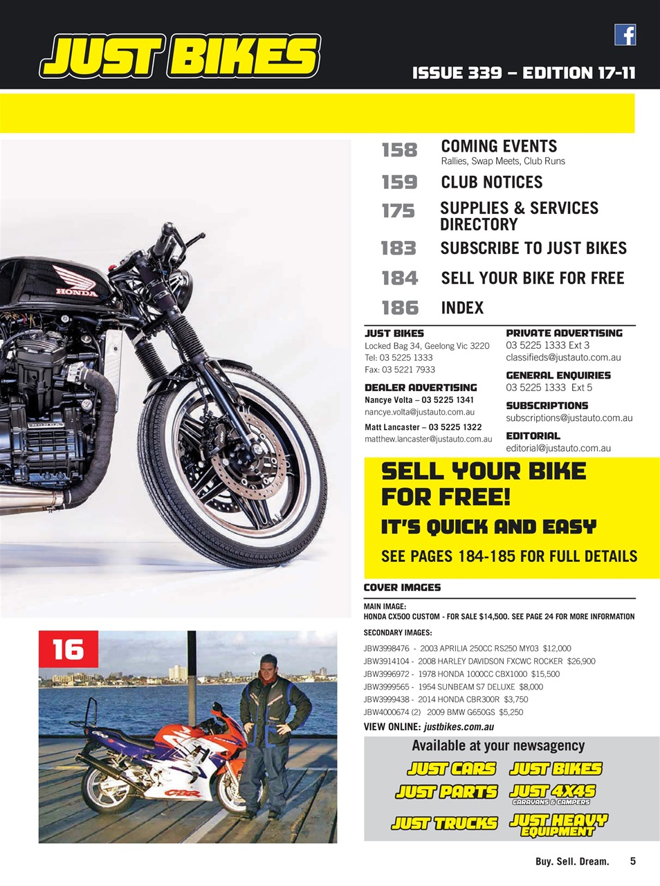 JUST BIKES Preview Pages