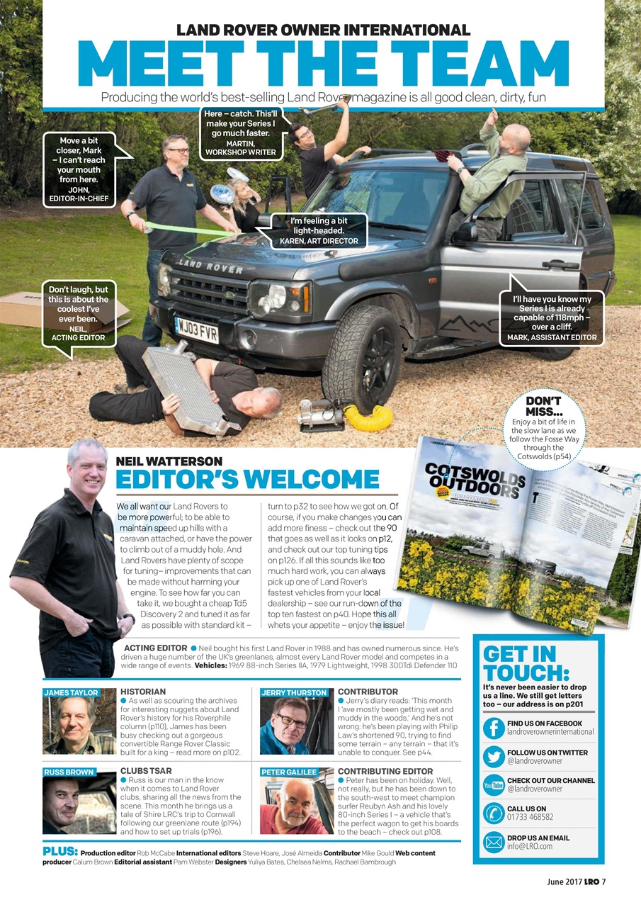 Land Rover Owner Preview Pages
