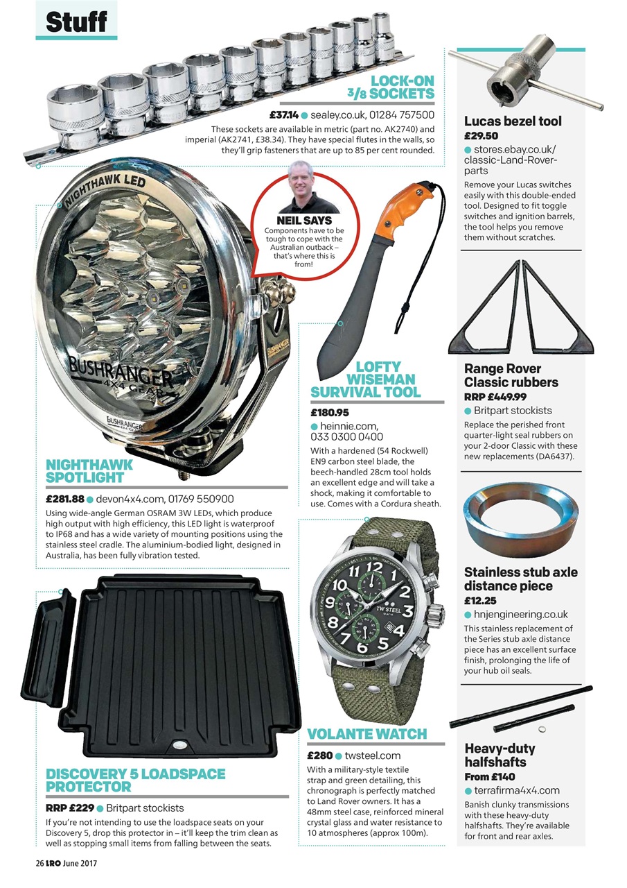 Land Rover Owner Preview Pages