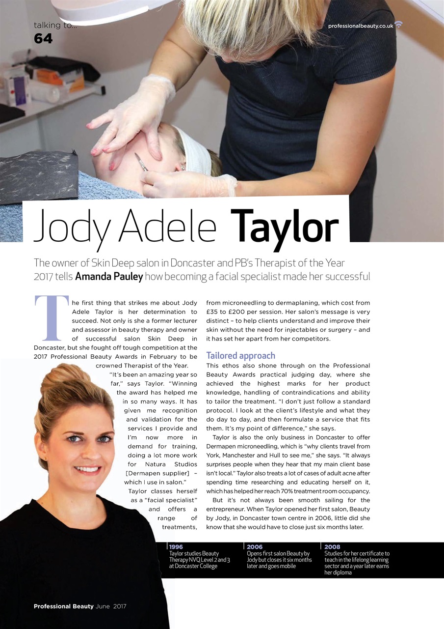 Professional Beauty Preview Pages