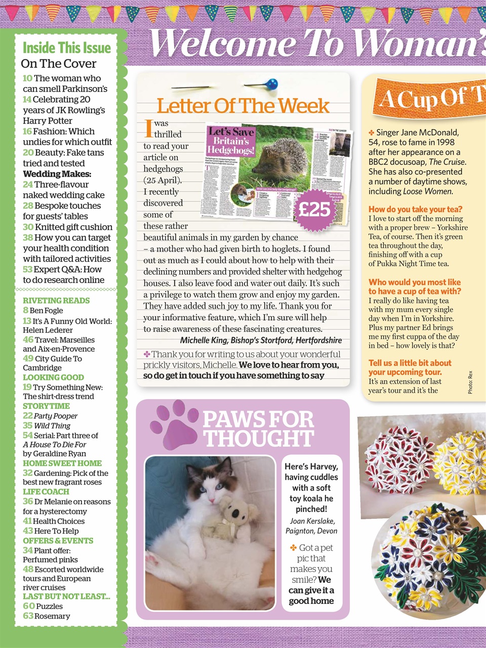 Woman's Weekly Preview Pages