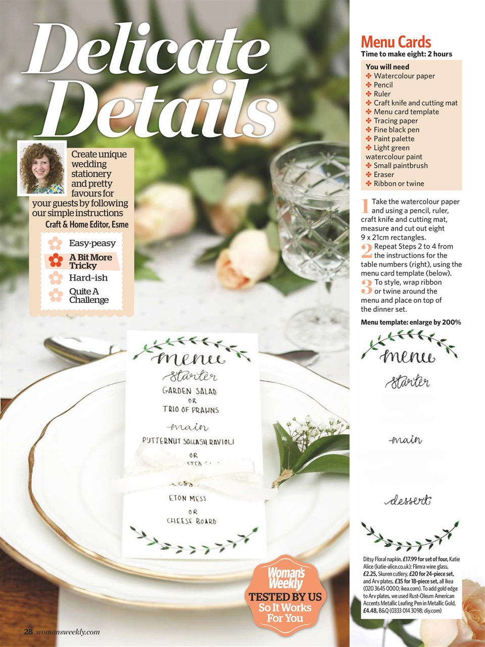 Woman's Weekly Preview Pages