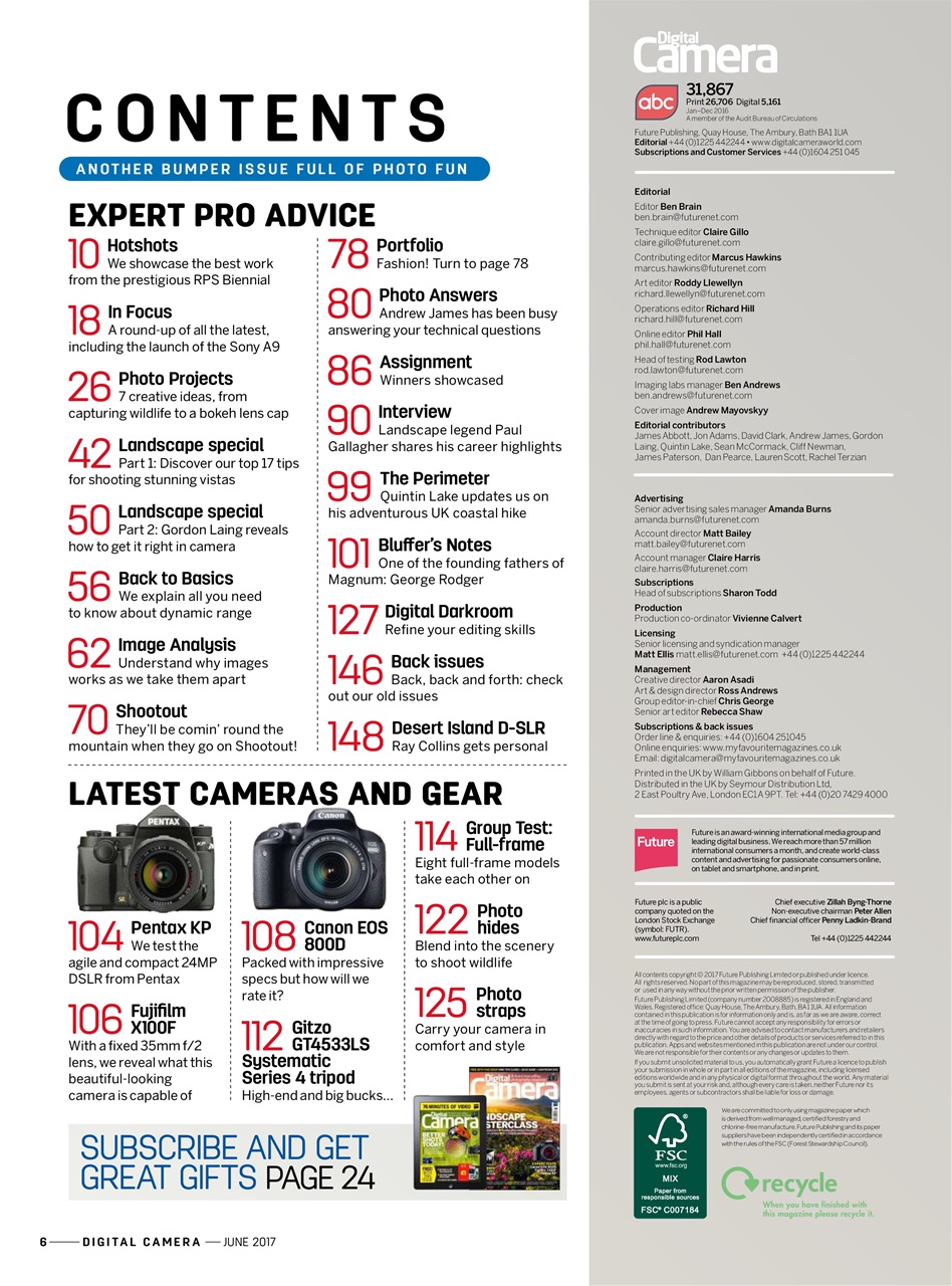 Digital Camera Magazine Preview Pages