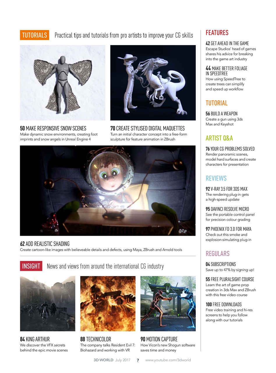 3D World Preview Pages