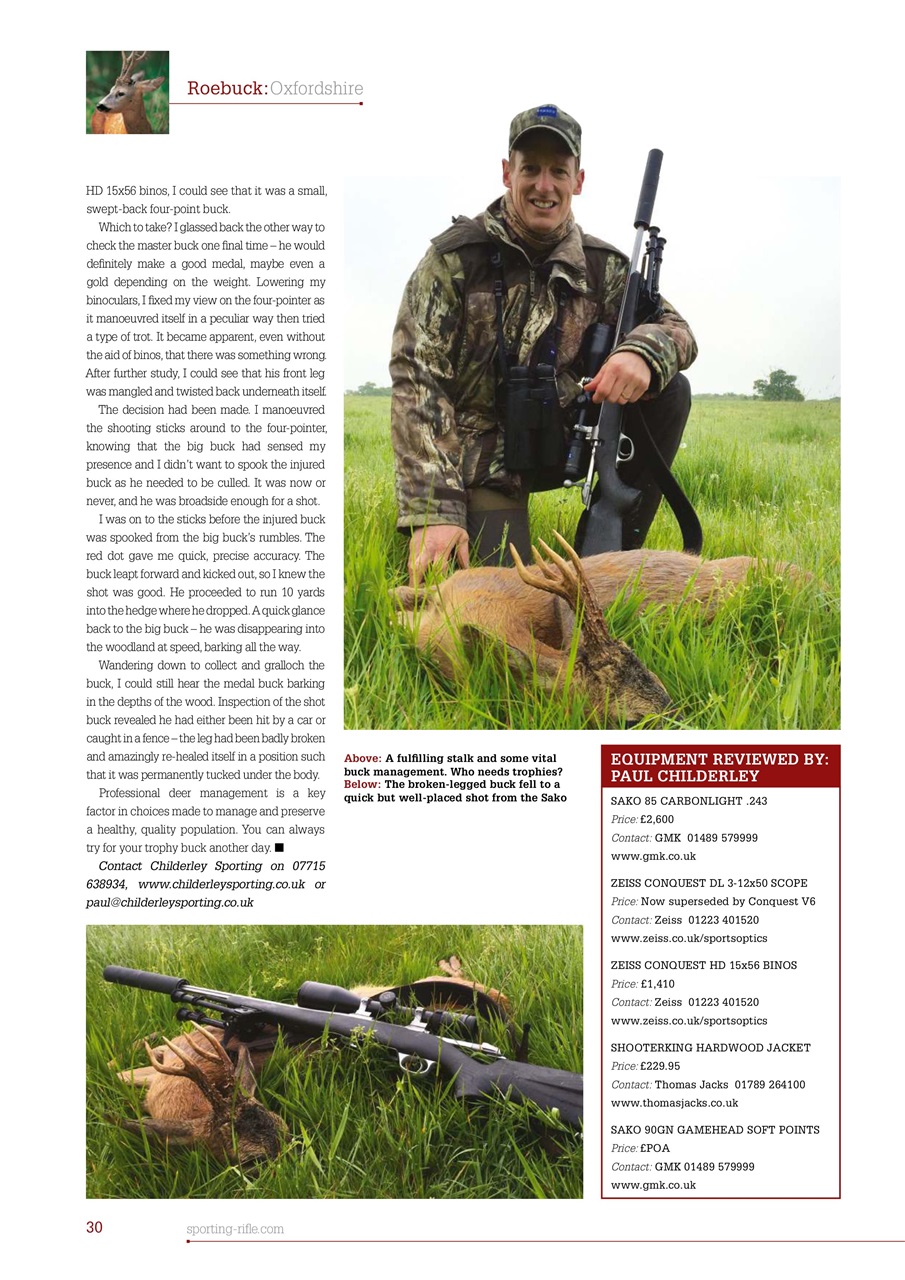 Sporting Rifle Preview Pages