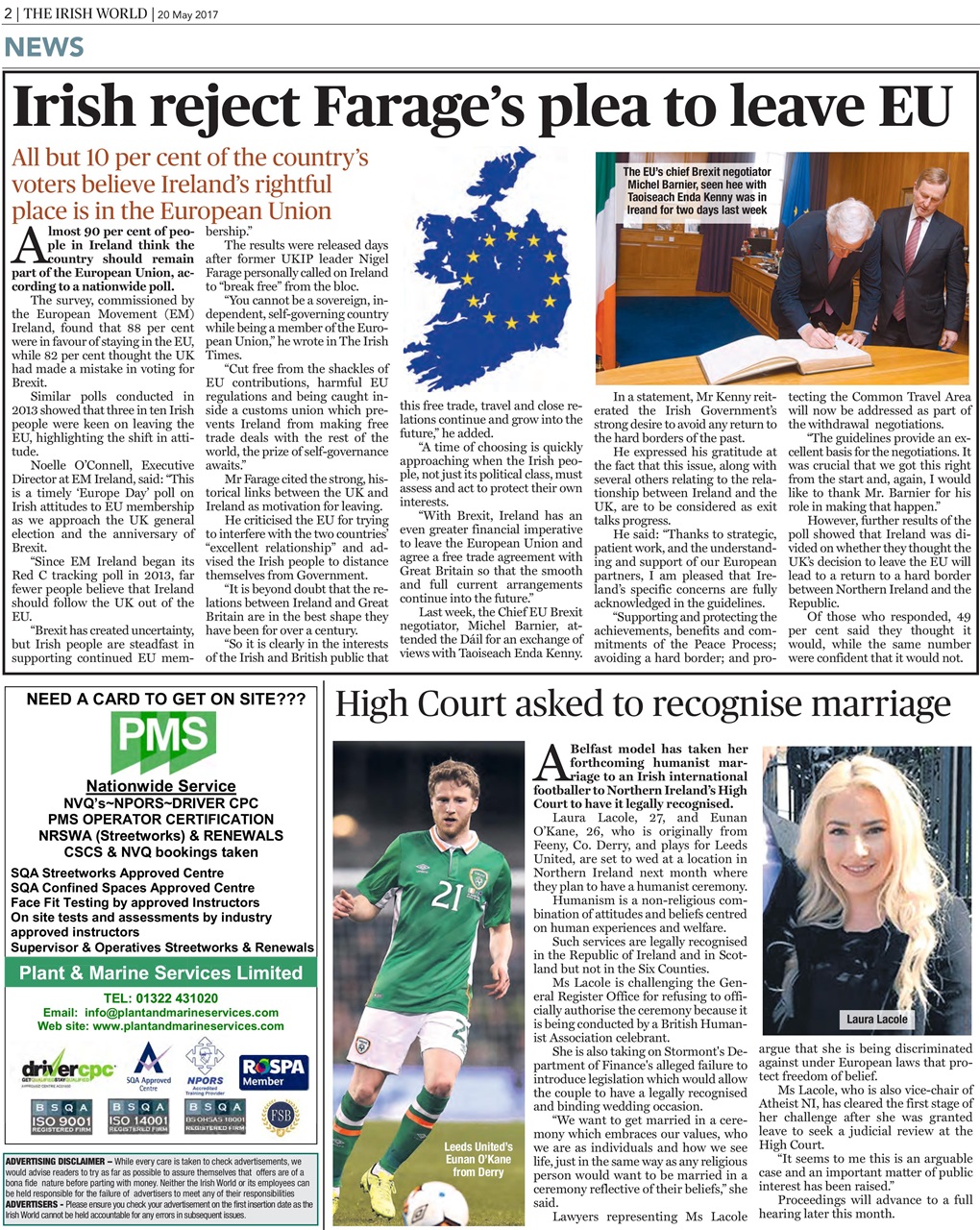 Irish World Preview Pages