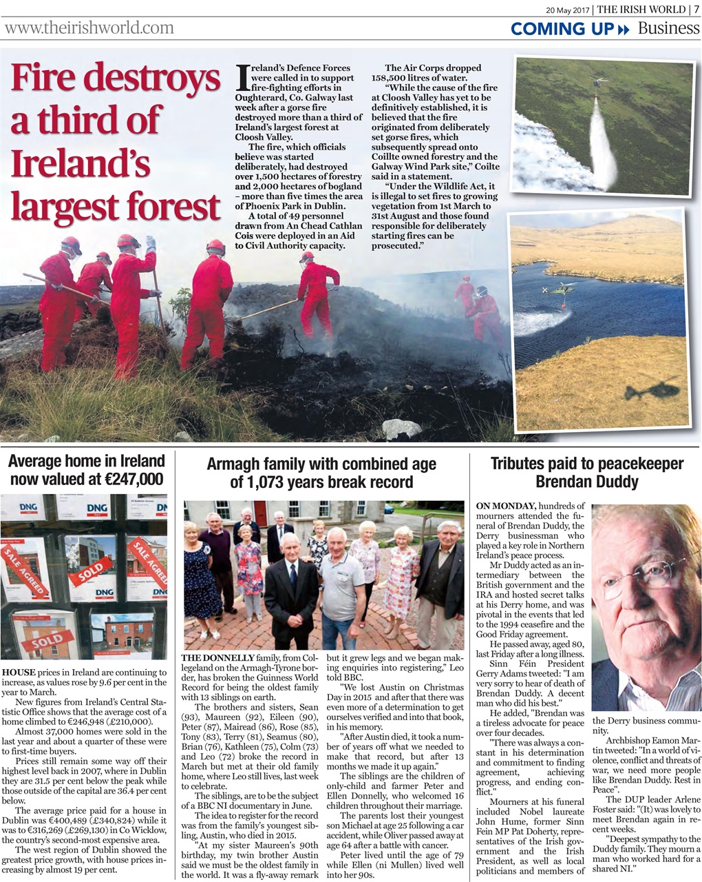 Irish World Preview Pages