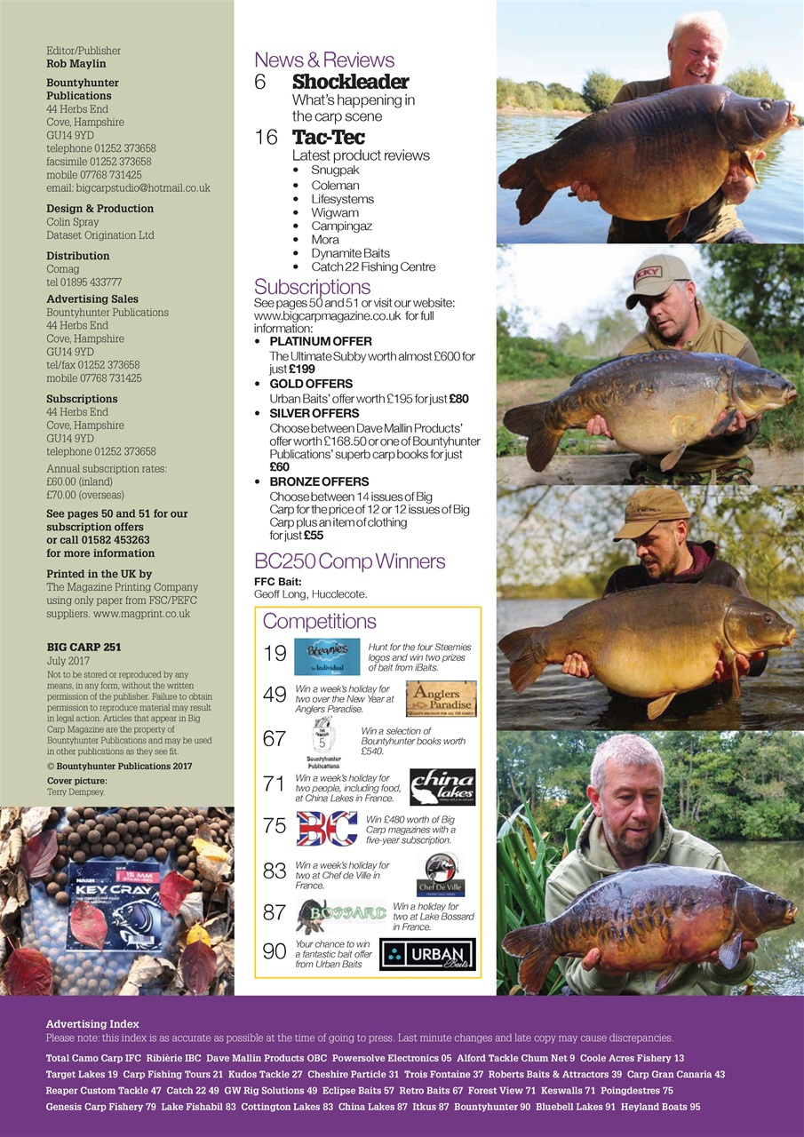 Big Carp Magazine Preview Pages