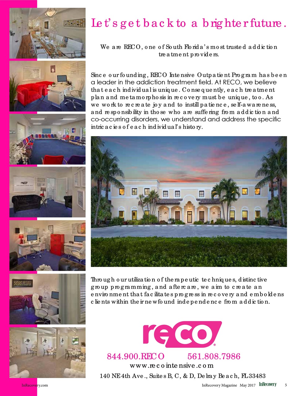 In Recovery Preview Pages