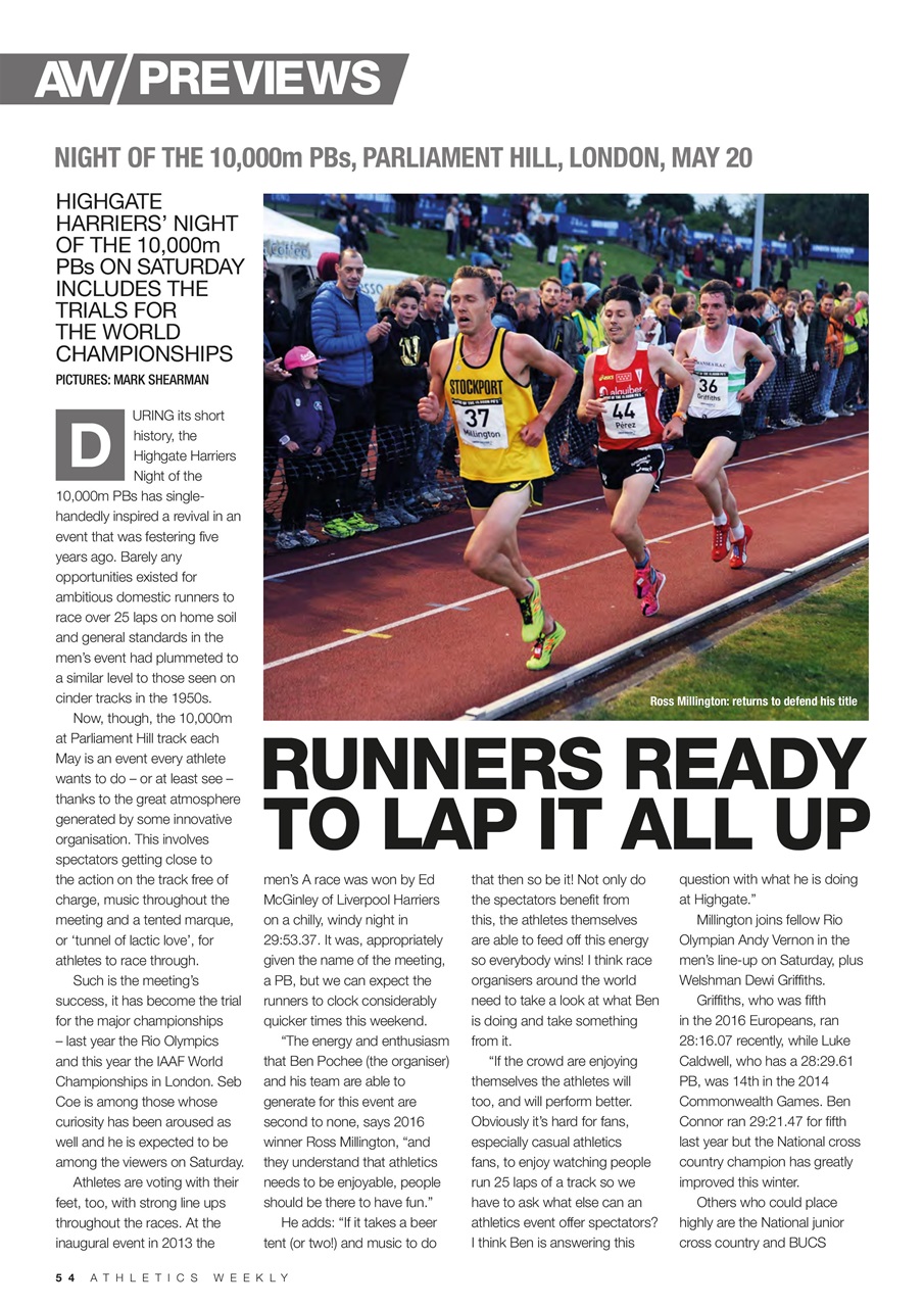 AW – Athletics Weekly Magazine Preview Pages