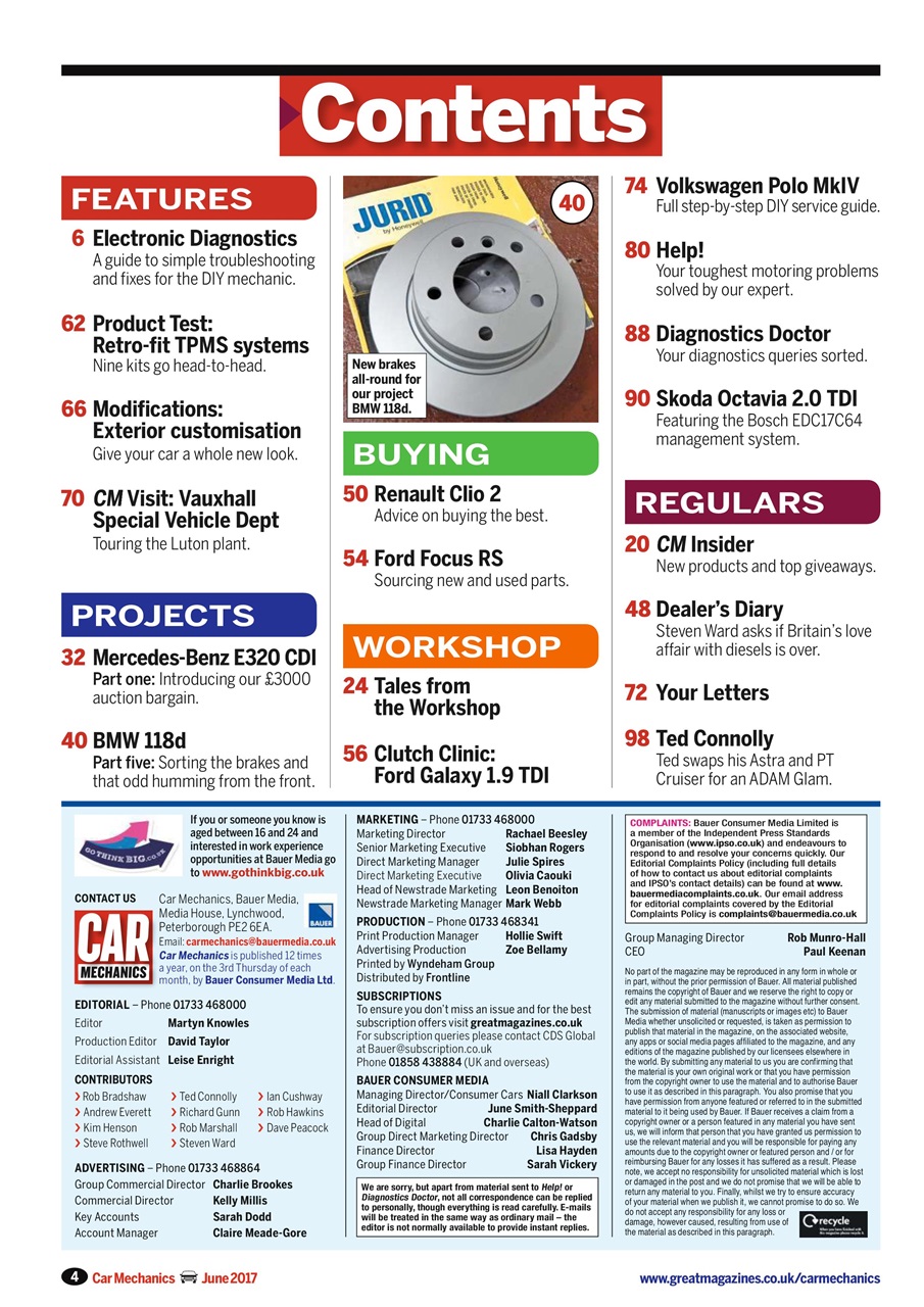 Car Mechanics Preview Pages