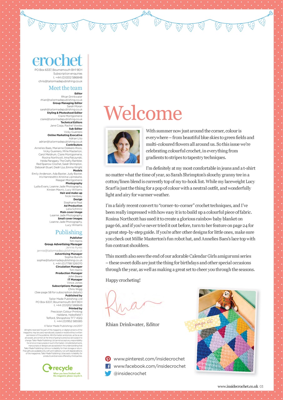 Inside Crochet Preview Pages