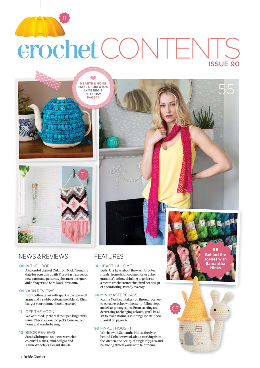 Inside Crochet Preview Pages