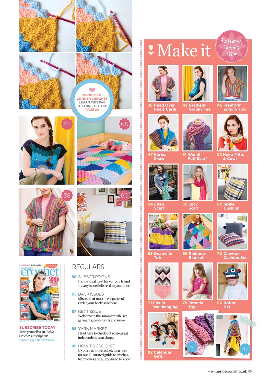 Inside Crochet Preview Pages