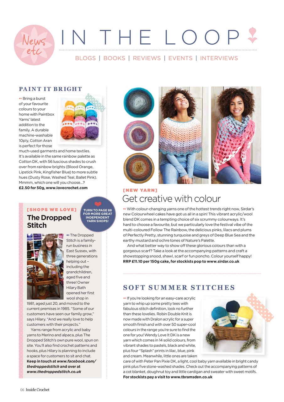 Inside Crochet Preview Pages
