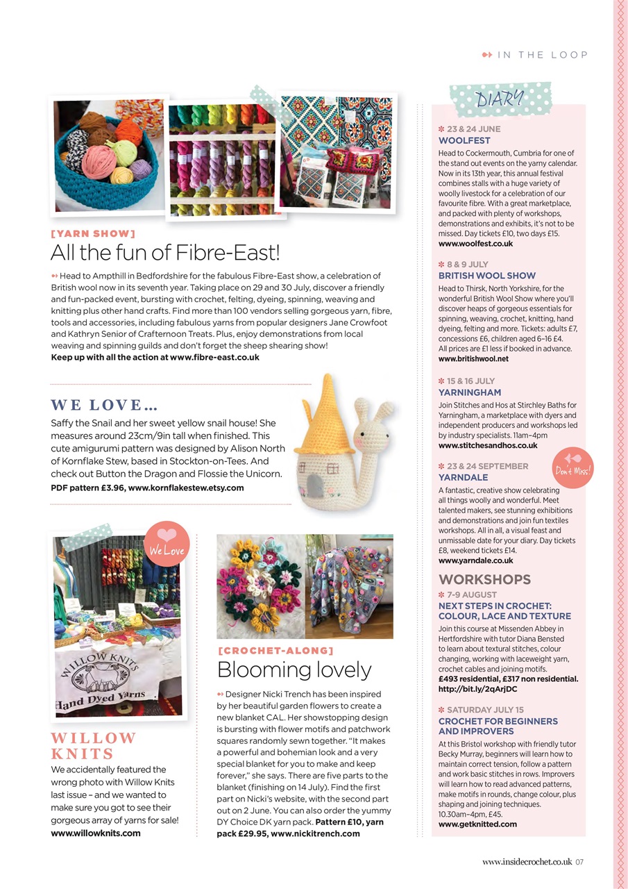 Inside Crochet Preview Pages