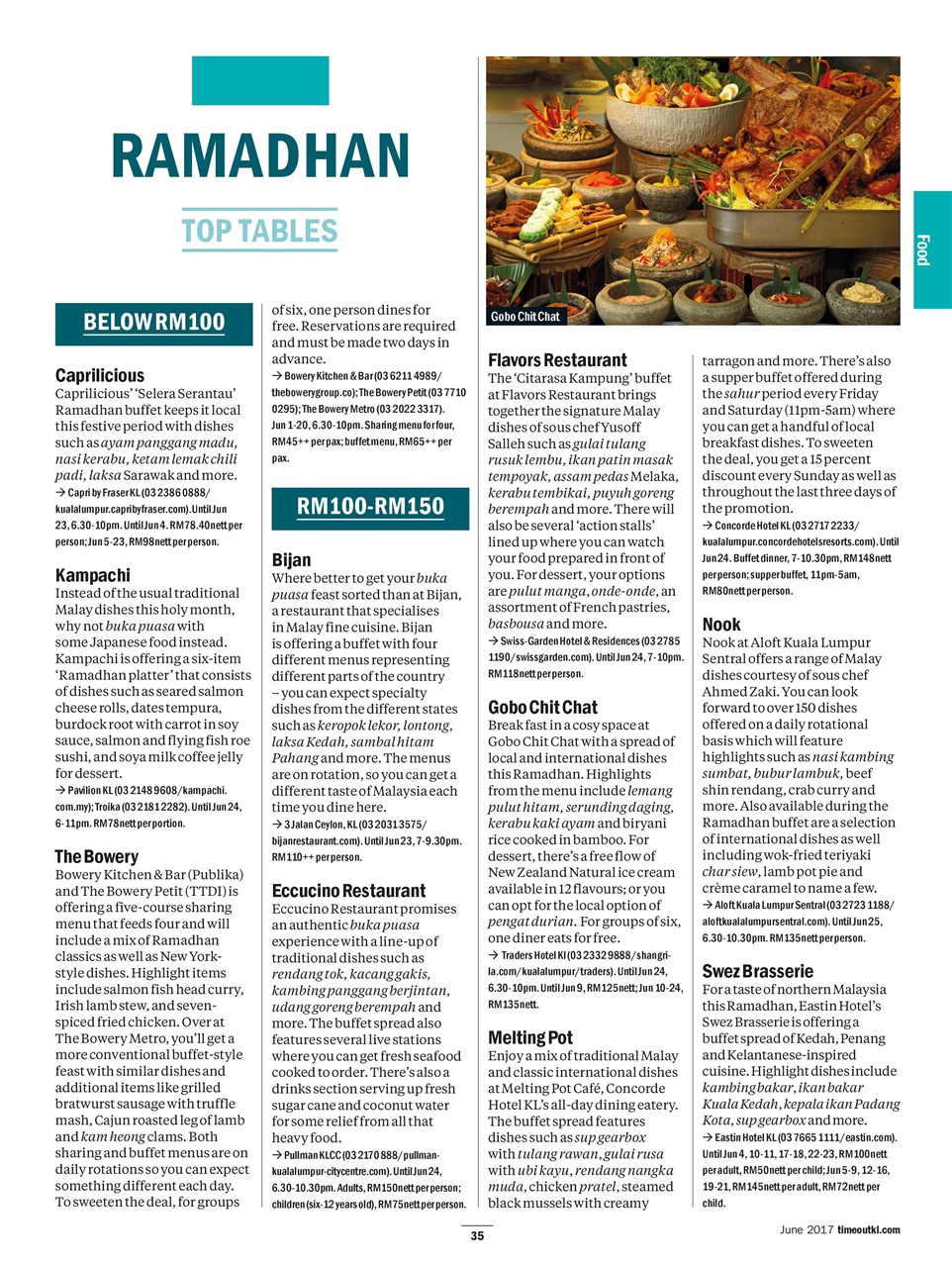 Time Out Kuala Lumpur Preview Pages