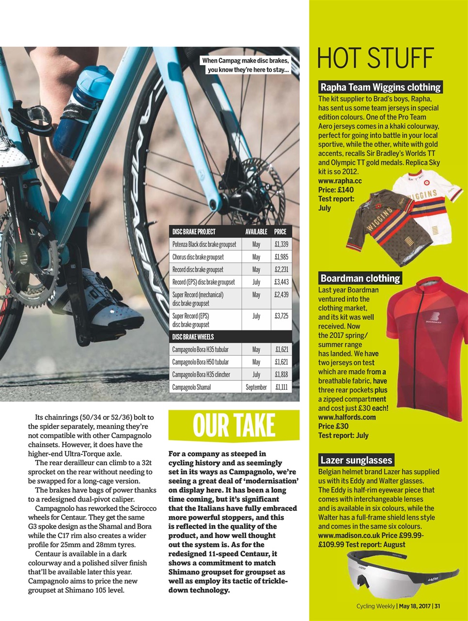 Cycling Weekly Preview Pages