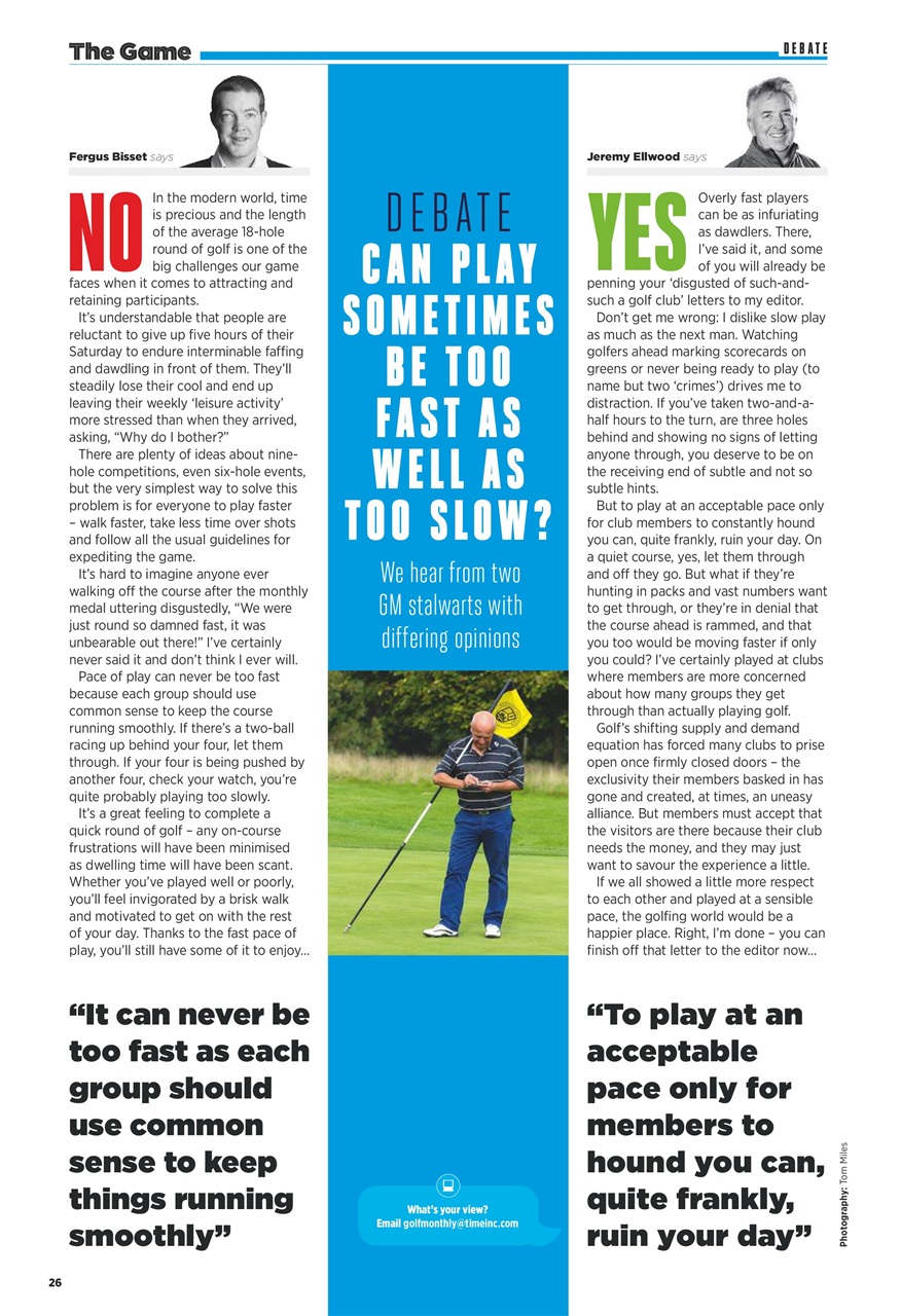 Golf Monthly Preview Pages