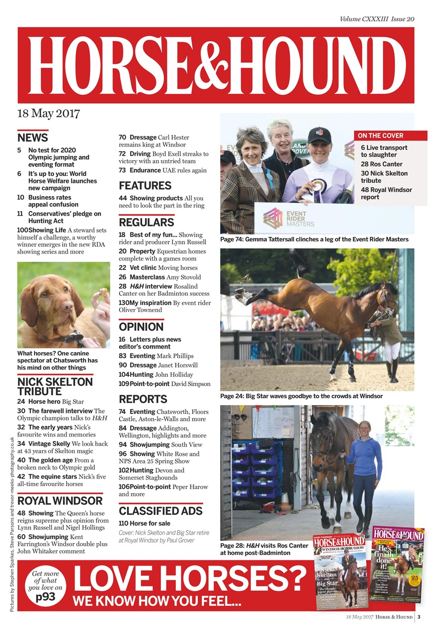 Horse & Hound Preview Pages