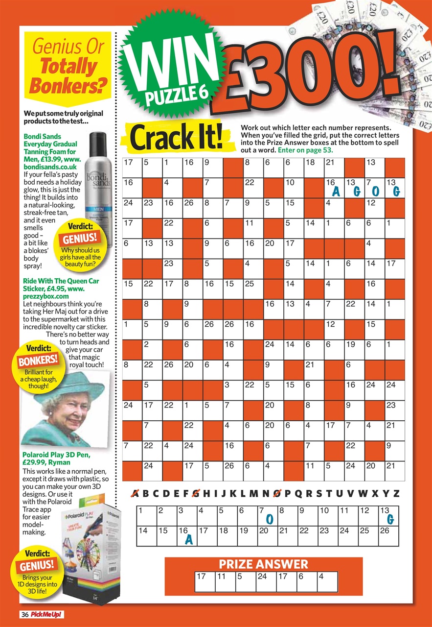Pick Me Up Preview Pages