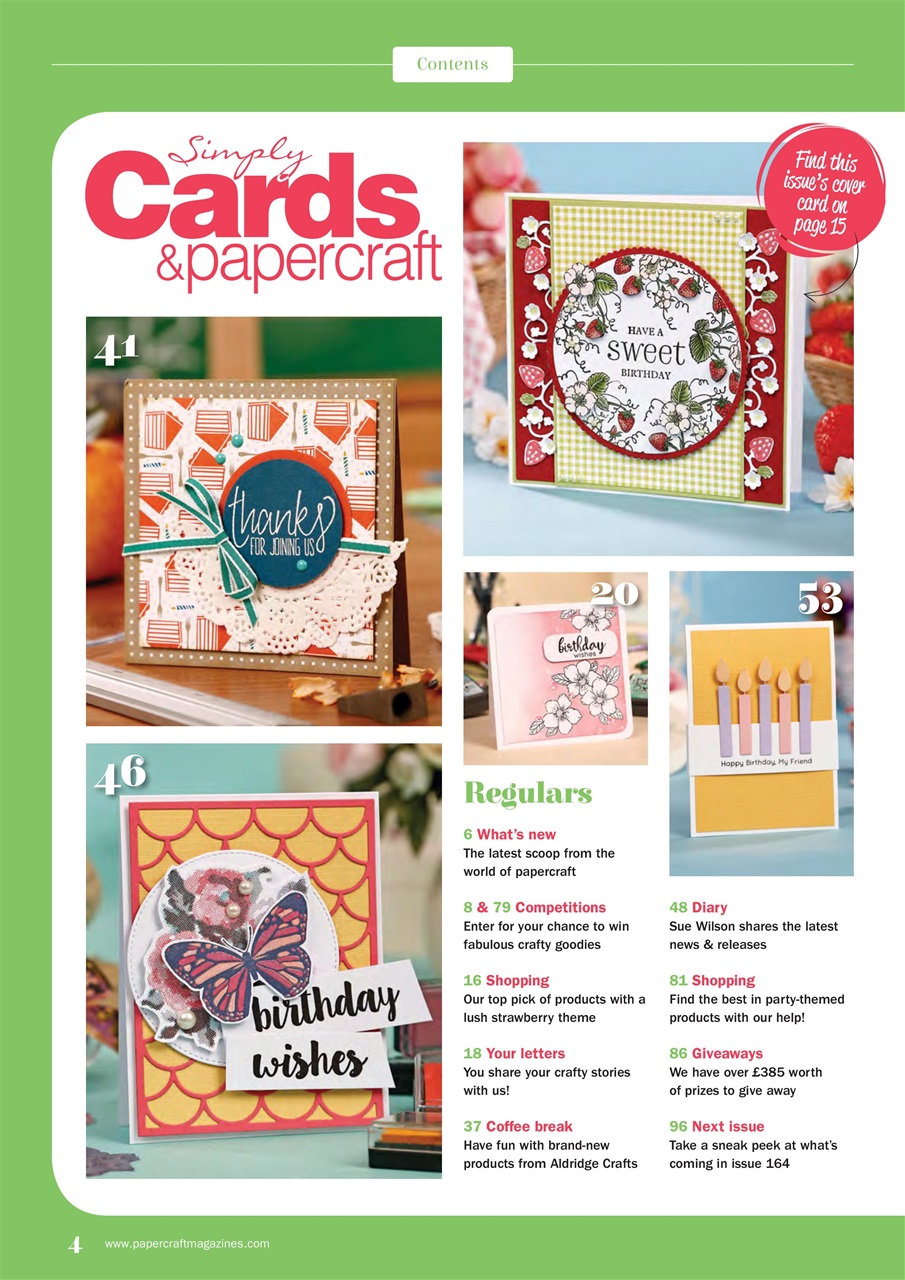 Simply Cards & Papercraft Preview Pages