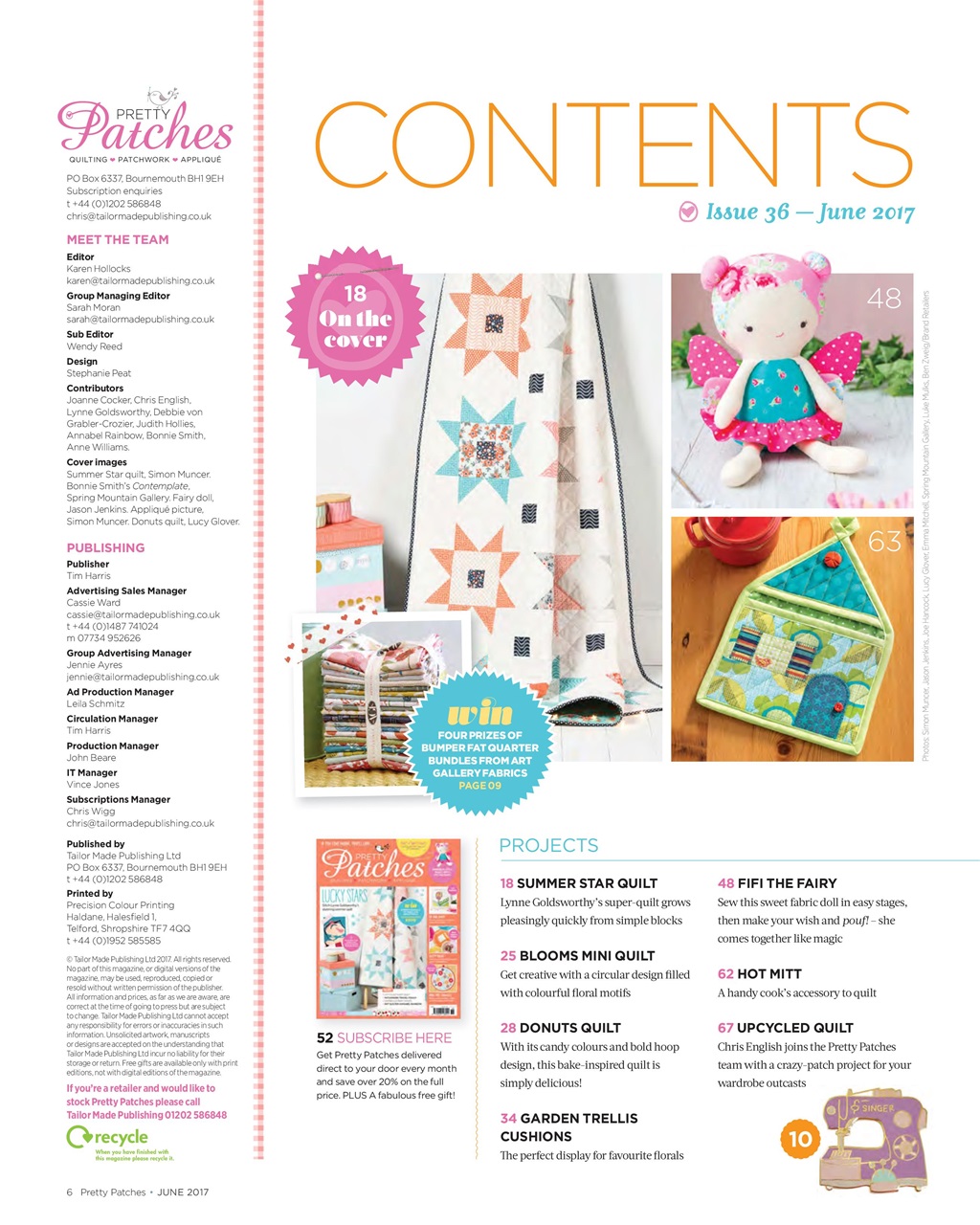 Pretty Patches Magazine Preview Pages