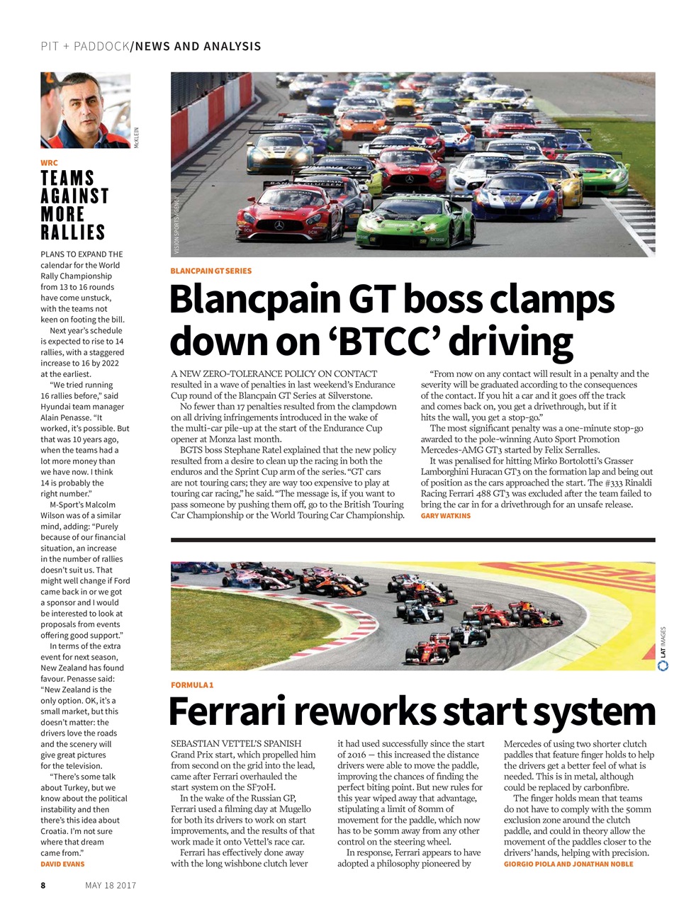 Autosport Preview Pages