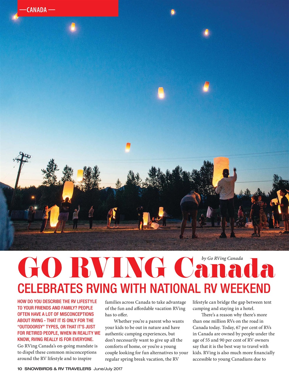 Snowbirds & RV Travelers Preview Pages