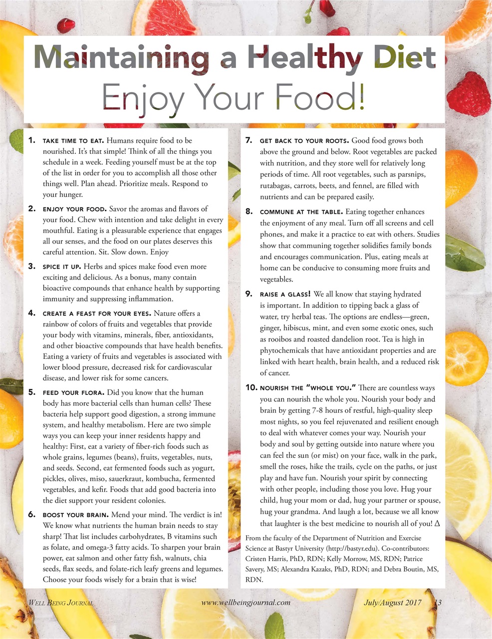 Well Being Journal Preview Pages