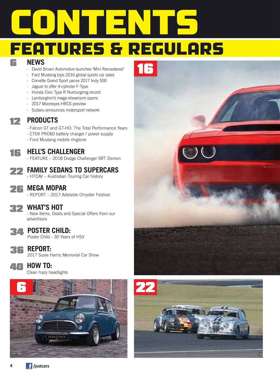 JUST CARS Preview Pages