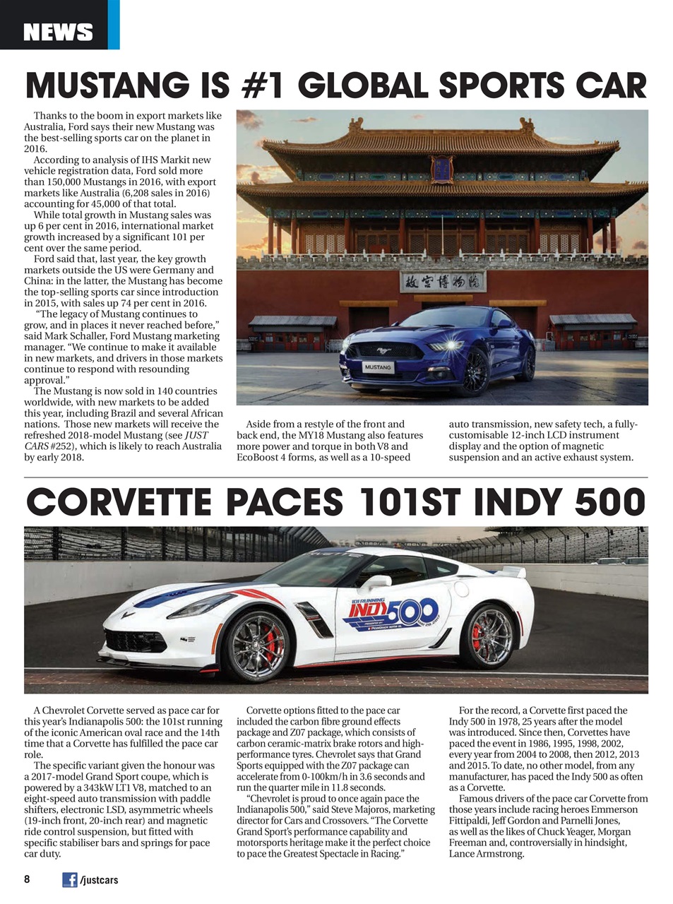 JUST CARS Preview Pages