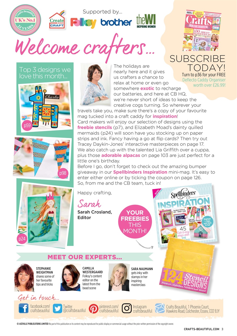 Crafts Beautiful Preview Pages