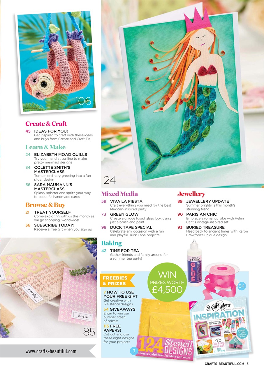 Crafts Beautiful Preview Pages