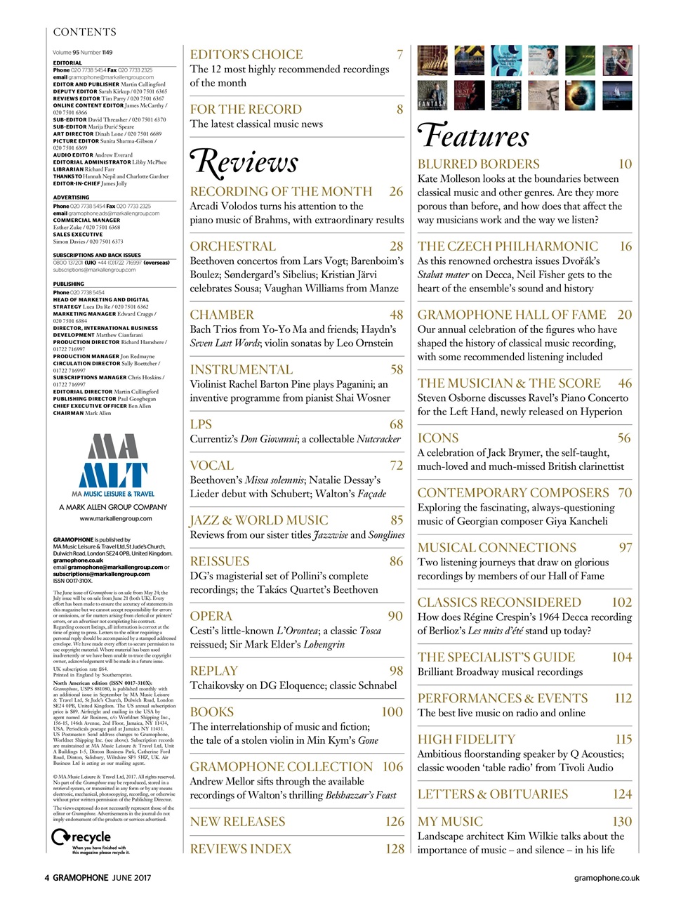 Gramophone Preview Pages