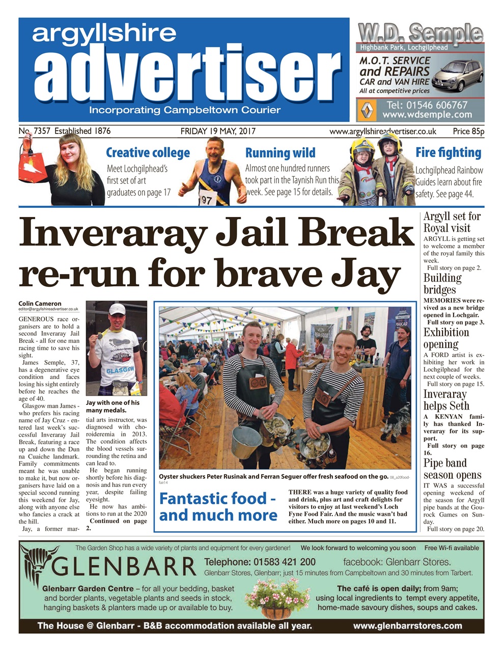 Argyllshire Advertiser Preview Pages