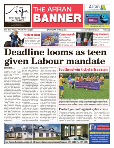 Arran Banner issue 19 May 2017