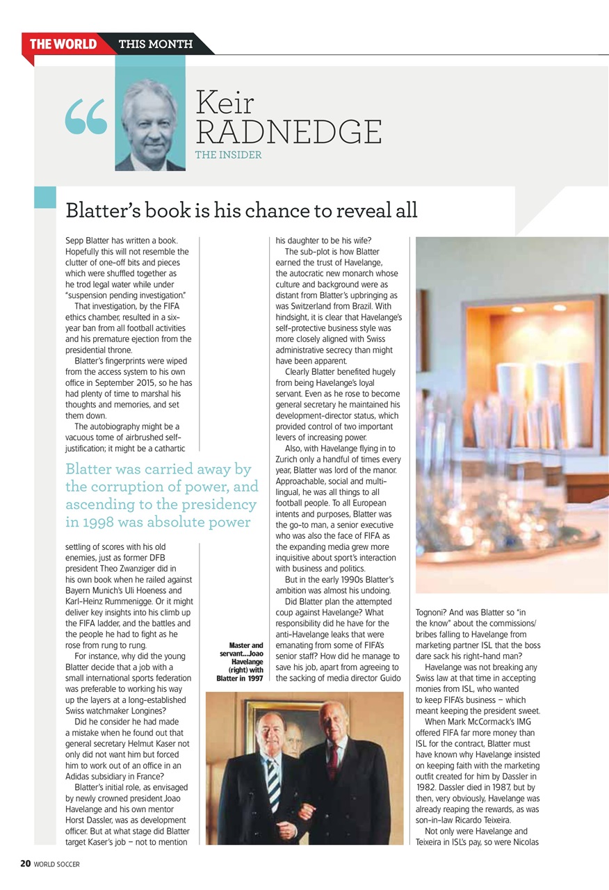 World Soccer Preview Pages