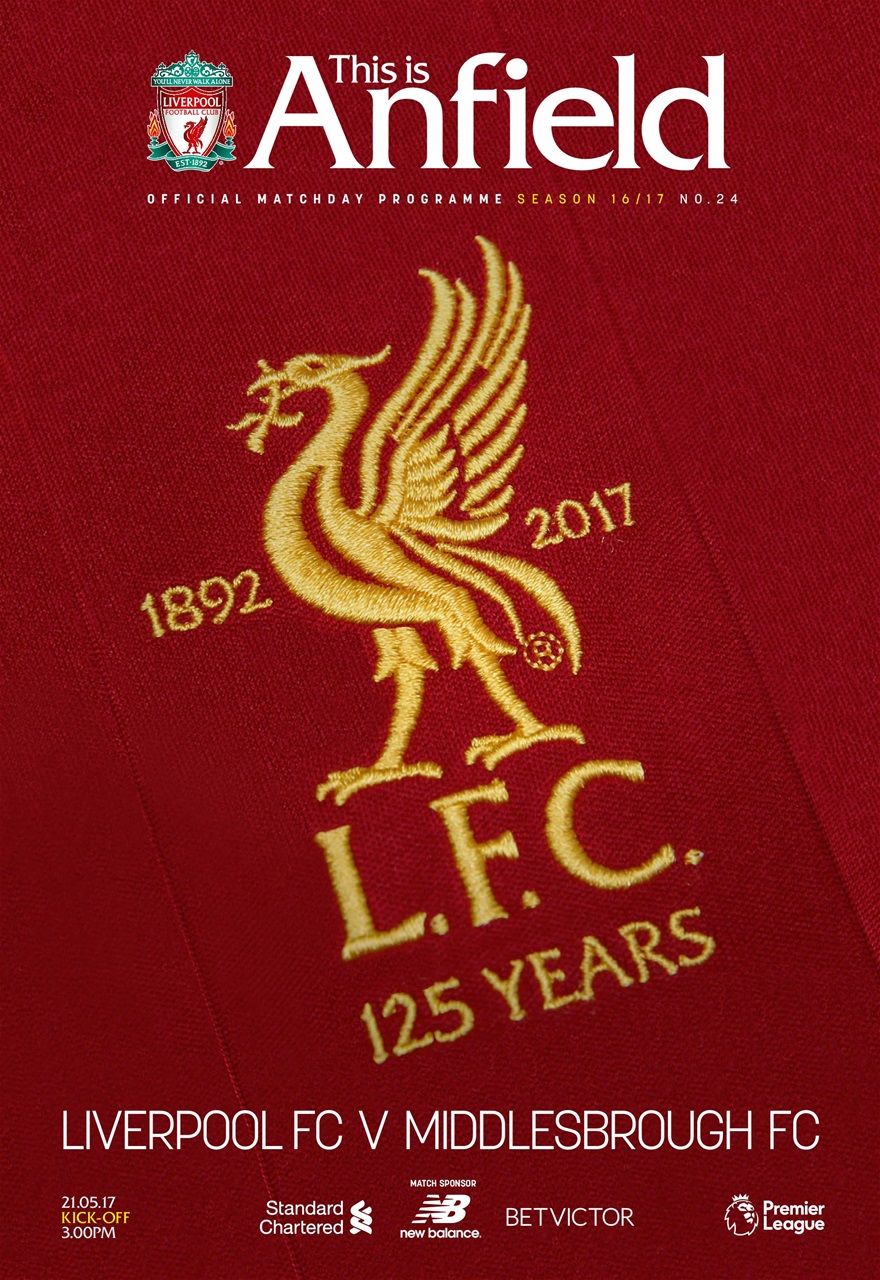 Liverpool FC Programmes Preview Pages