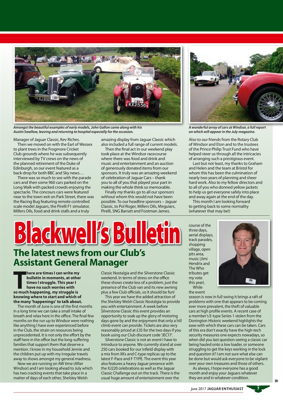 Jaguar Enthusiast Preview Pages