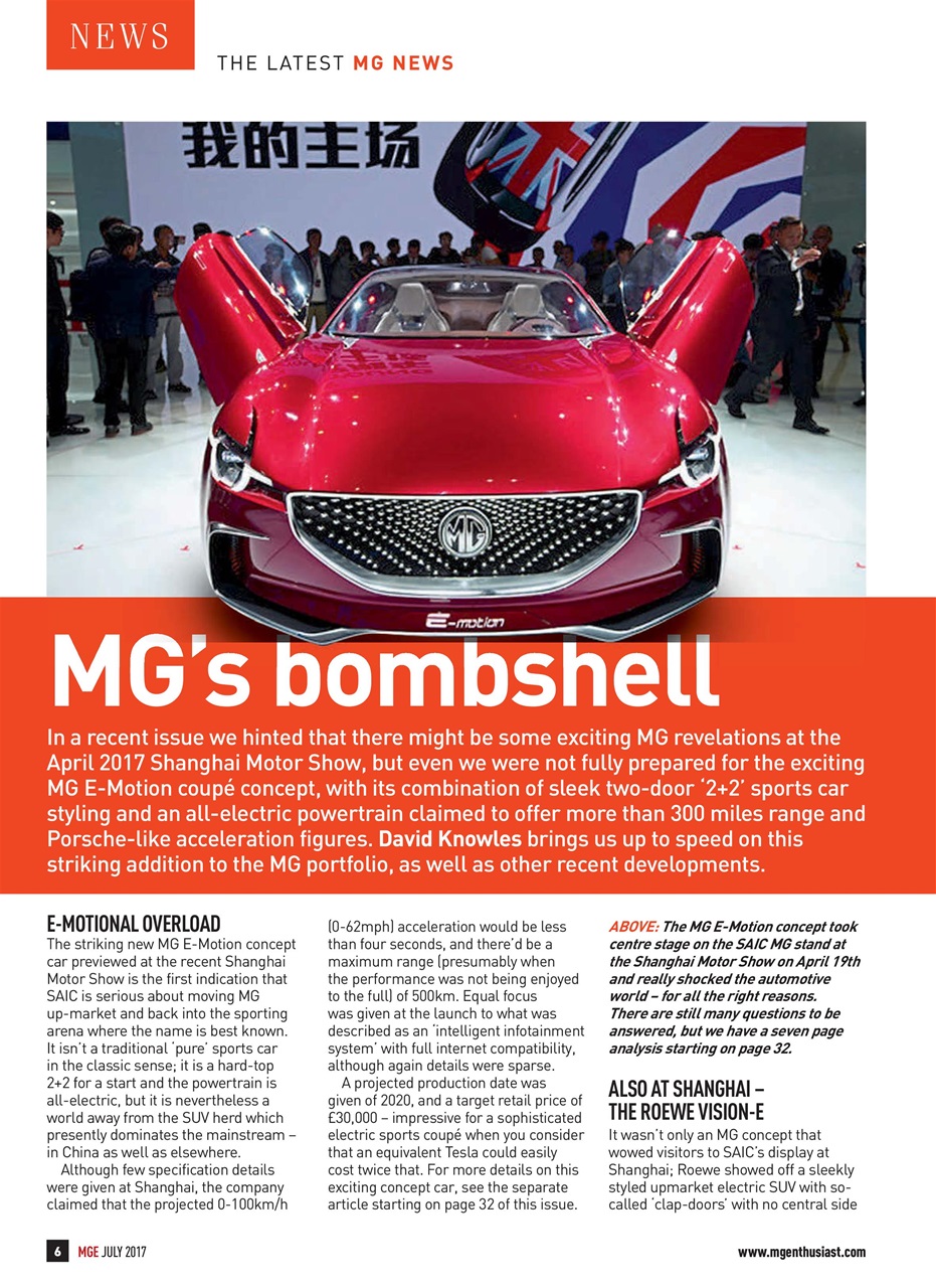 MG Enthusiast Preview Pages