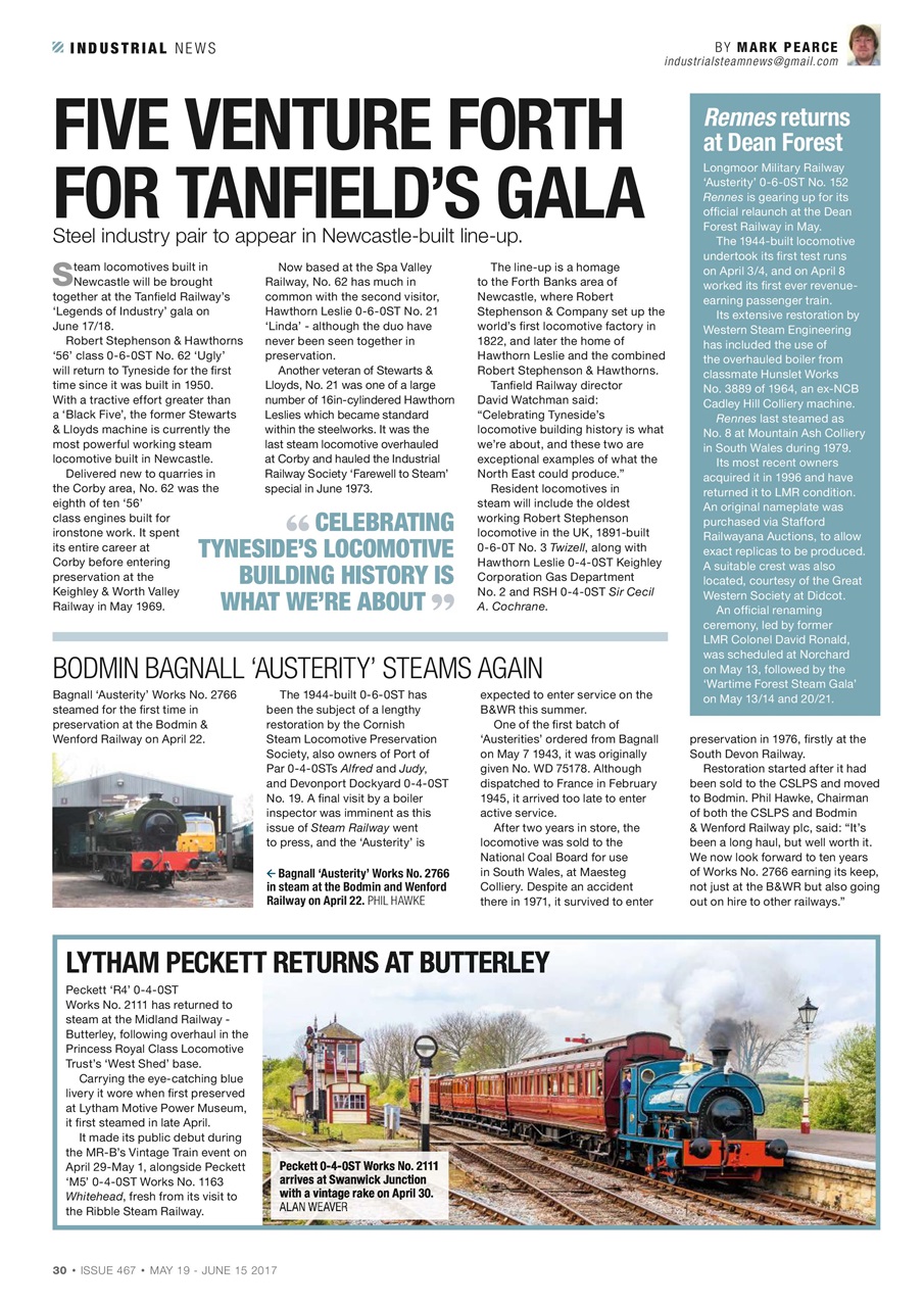 Steam Railway Preview Pages