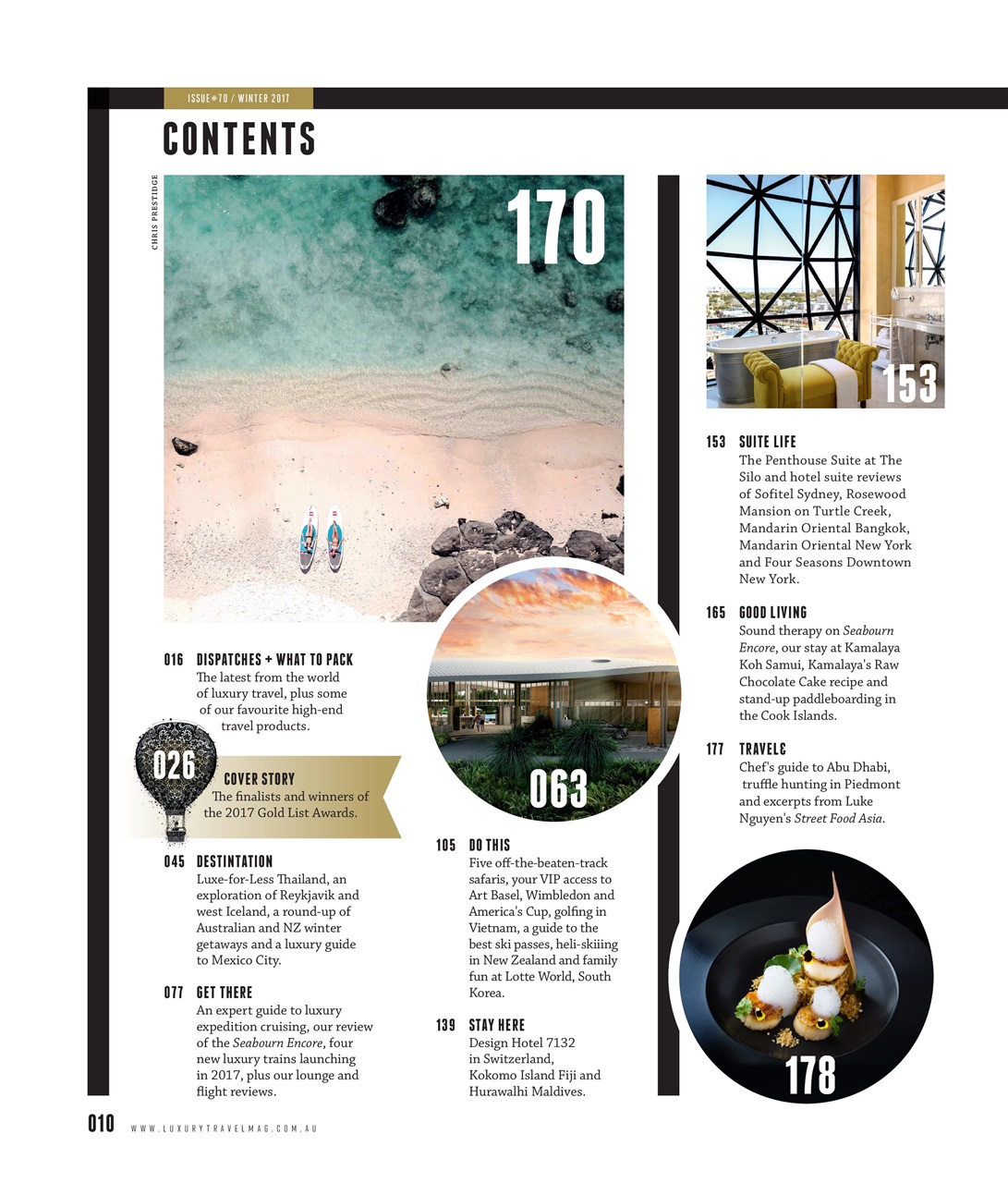 Luxury Travel Preview Pages