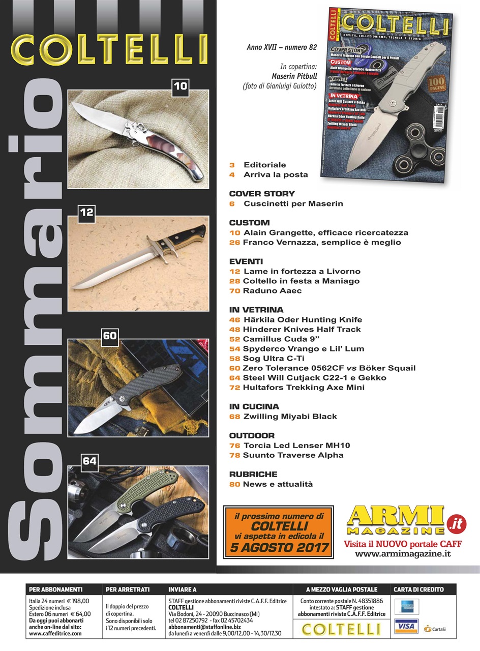 COLTELLI Preview Pages