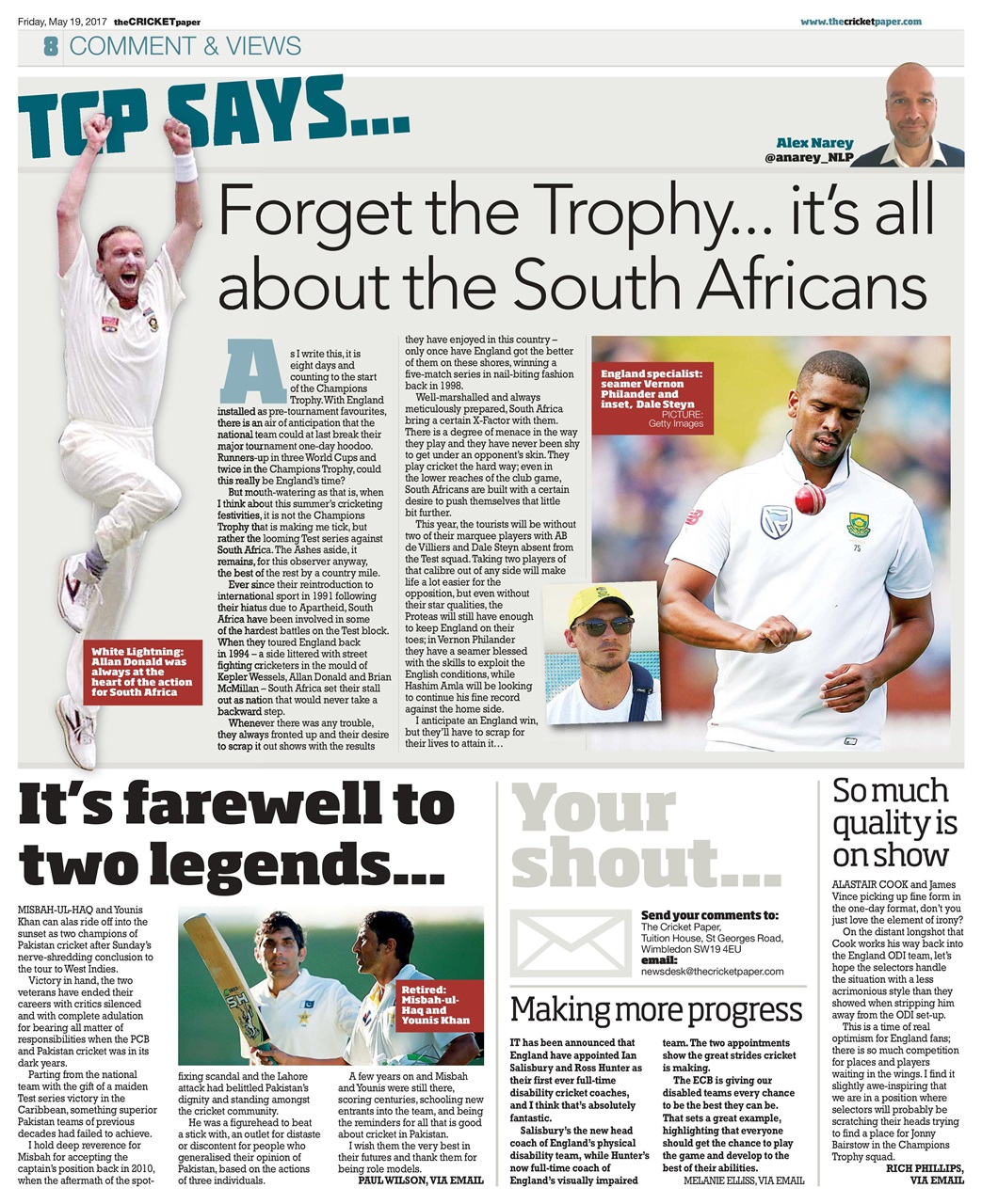 The Cricket Paper Preview Pages