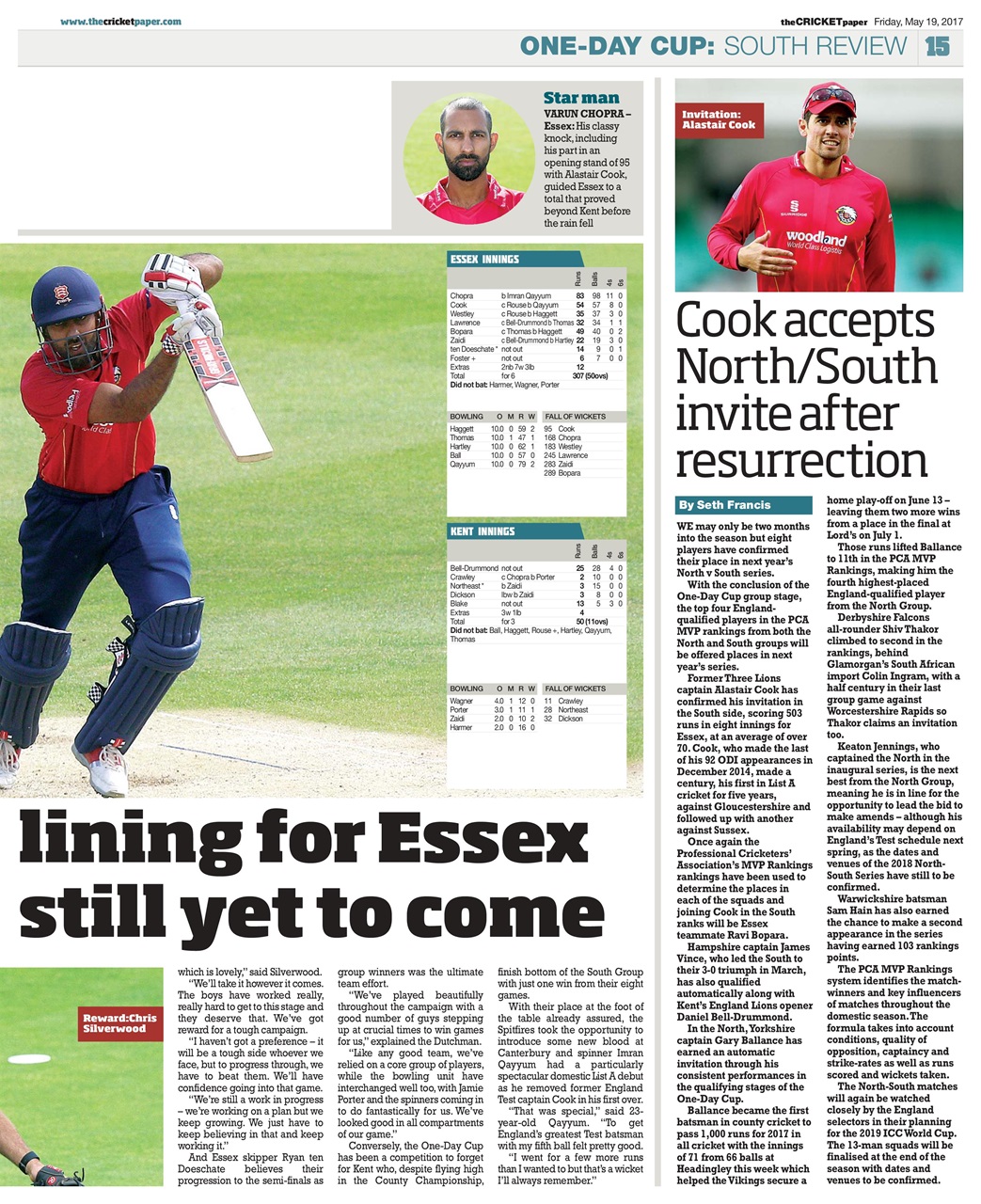 The Cricket Paper Preview Pages