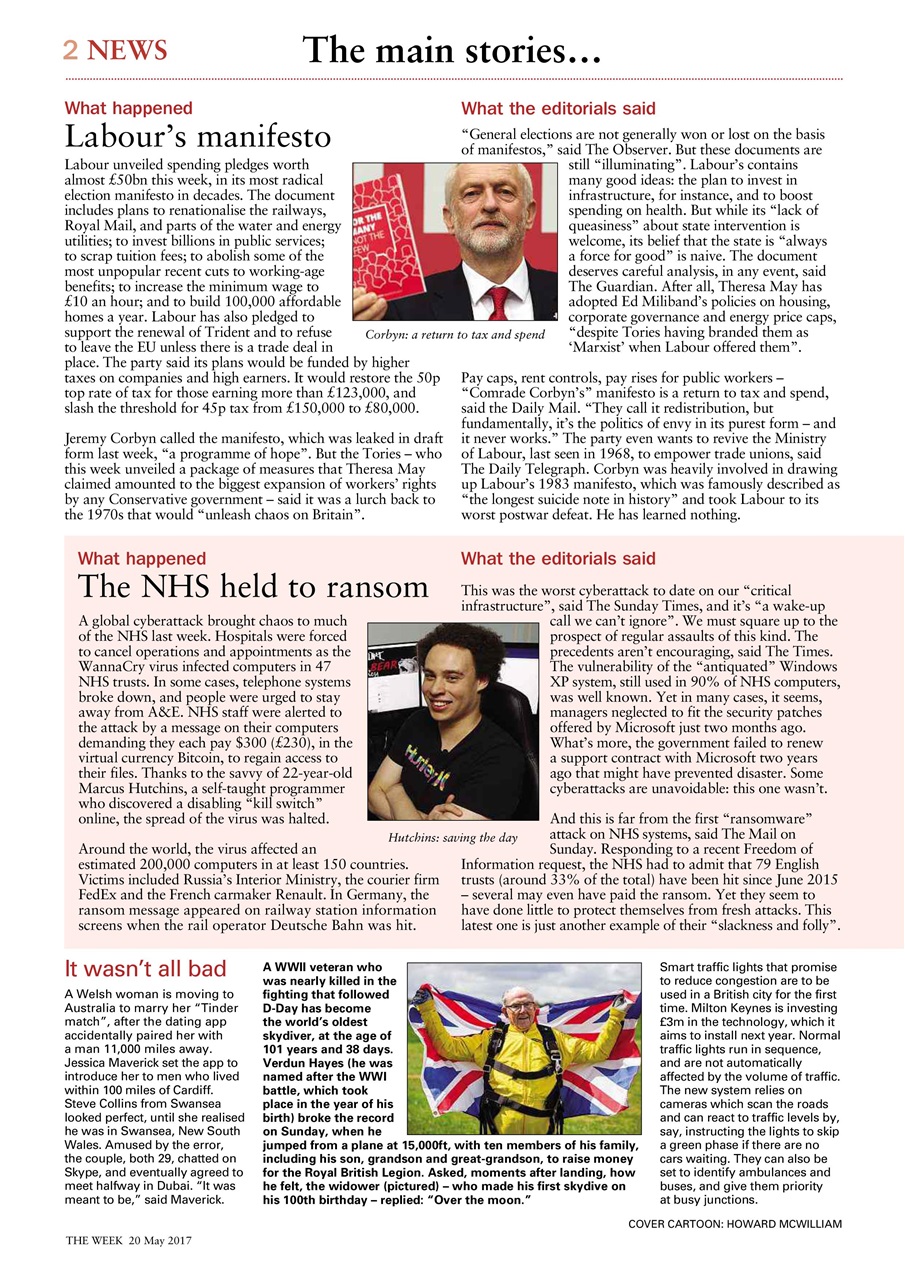 The Week Preview Pages