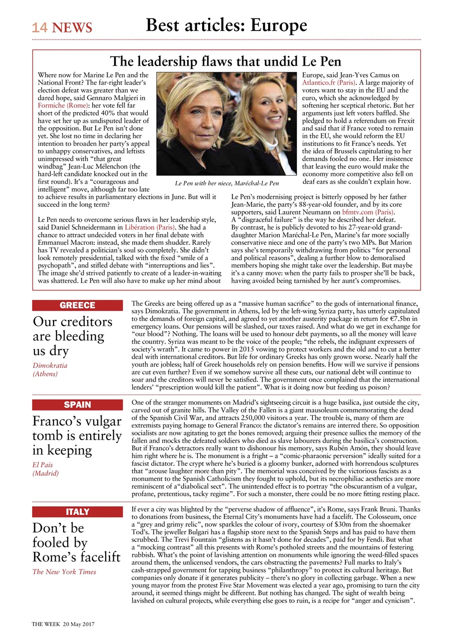 The Week Preview Pages